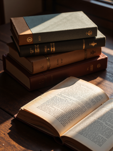 古籍书籍封面,线装书样式,深色封皮,古典书法字体,古代书房背景,古典装饰元素